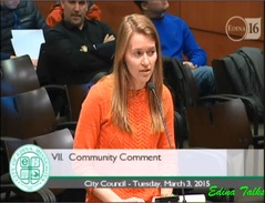 Resident criticizes city